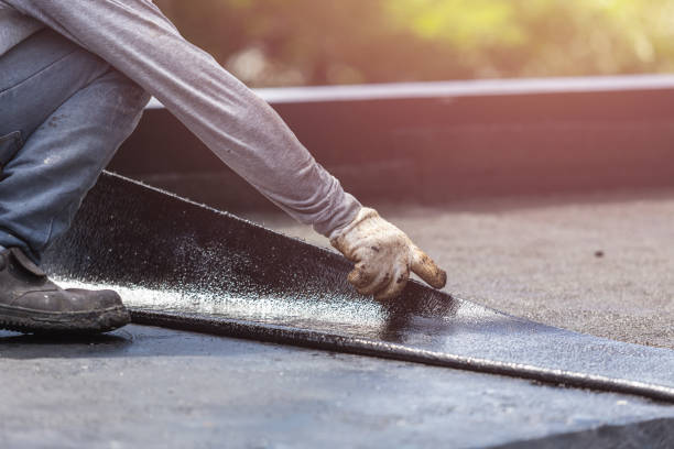 Professional Basement Waterproofing technician working in Bremen, IN